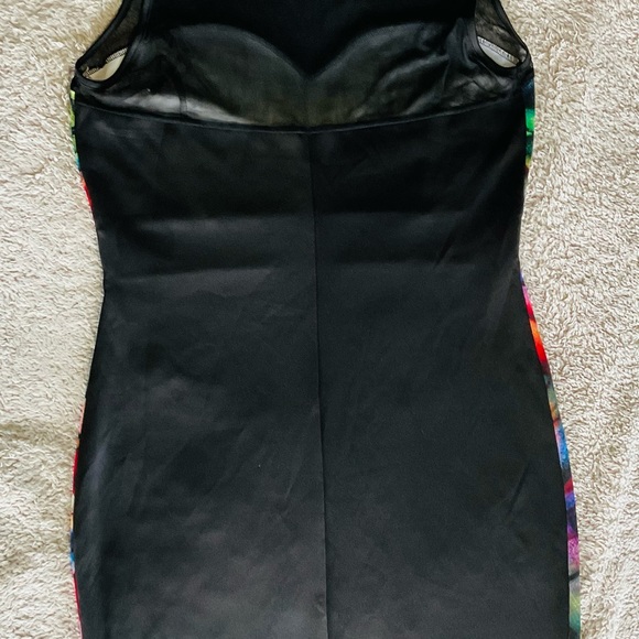 Fashion to Figure Colorful Bodycon Midi Dress Size 1X - Picture 3 of 3